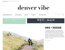 Tablet Screenshot of denvervibe.com